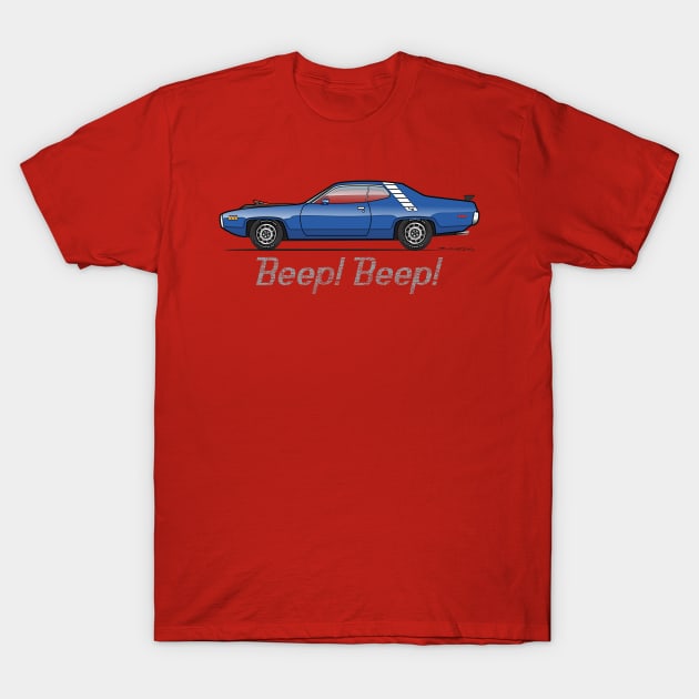 71-72 Blue RoadRunner T-Shirt by JRCustoms44